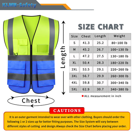 Custom Your Text Logo Reflective Safety Vest Construction Work Traffic Vest Railway Coal Miners Uniform Security ANSI Class 2-KarWorkwear