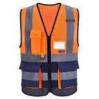 Orange and navy blue / 6XL-8XL(EUR)