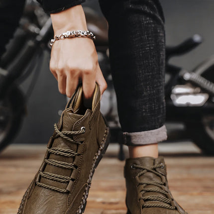 Loafers Ankle Boots Male Sneakers Sports and Leisure Casual Sneaker Leather Shoes Men's Casual Shoes Work Boots for Men Fashion-KarWorkwear