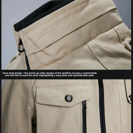 Tactical Military Jackets Men Spring Autumn Winter Pilot Jackets Army Cotton Coat Fashion Casual Cargo Slim Fit Clothes Hiking