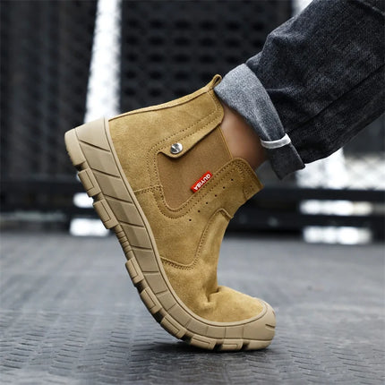 Scald-proof Electric Welding Shoes Plastic Toe Work Shoes Insulated Electrician Shoes Indestructible Industrial Male Wear Boots-KarWorkwear