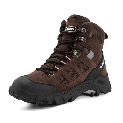 SUADEX S1 Safety Boots Men Work Shoes Anti-Smashing Steel Toe Work Safety Shoes Male Female Boots Anti-slippery EUR Size 37-48-KarWorkwear
