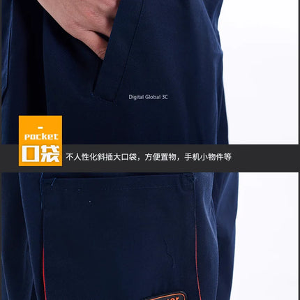 2023 Work Overall Uniform Men Women Working Coveralls Welding Suit Car Repair Workshop Mechanic Plus Size Clothes-KarWorkwear