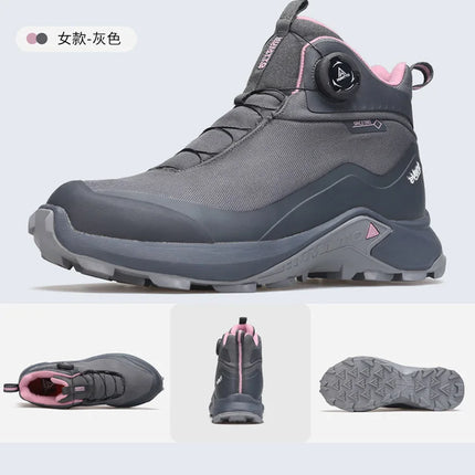 HUMTTO Waterproor Boots for Men Winter Platform Work Rubber Ankle Boots Outdoor Men's Sneakers Luxury Designer Work Safety Shoes-KarWorkwear