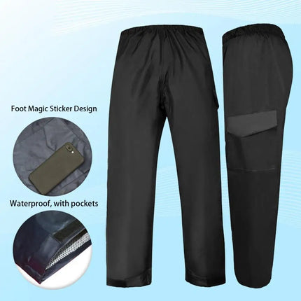 Women Men Climbing Hiking Rain Trousers Camping Pants Trekking Climbing Hiking Waterproof Pants Outdoor Working  Rain Pants