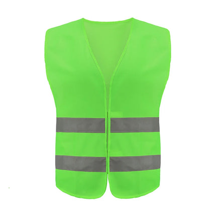 Car Reflective Strip Vest Reflective Strip Vest Car Emergency Reflective Vest Fluorescent Green Orange Safety Suit Strip Vest