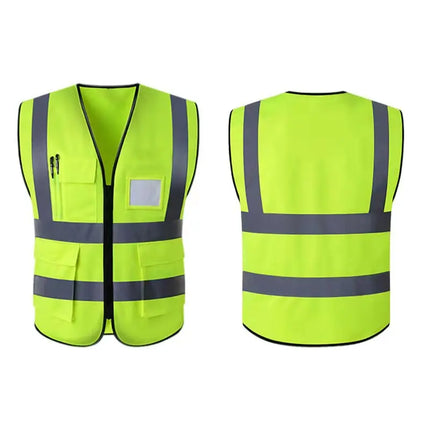 High Visibility Reflective Safety Vest Work Uniform Signal Security Jacket Reflex Clothing Rider Motor Geology Man-KarWorkwear