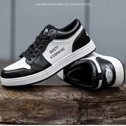 Unisex High-quality Work Shoes Men Non-slip Safety Shoes Anti-smash Anti-puncture Indestructible Shoes Women's Work Sneakers 46-KarWorkwear