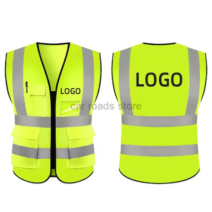 Uniform Work Reflective Clothing High Visibility Reflective Safety Vest Jacket Security Vest With Logo-KarWorkwear