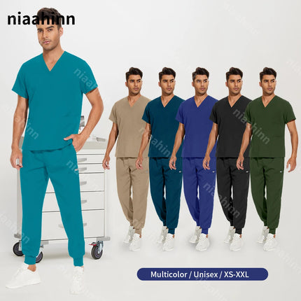 Wholesale Jogger Style Surgical Medical Work Clothes Hospital Doctor Nursing Scrub Suit Anesthetist Uniforms Dentistry Uniforms-KarWorkwear