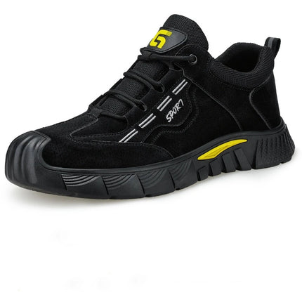 New Indestructible Shoes Work Sneakers Steel Toe Cap Safety Shoes Men Boots Anti-smash Anti-puncture Work Boots Security-KarWorkwear