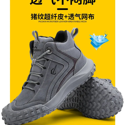 Autumn Winter New Work Safety Boots For Men Designer Work Sneakers Anti-puncture Security Shoes Work Boots Indestructible Shoes-KarWorkwear