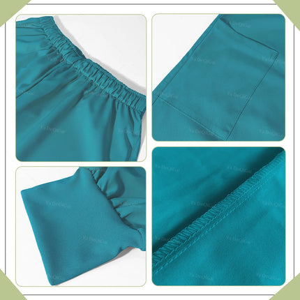 New Medical Surgical Uniforms Woman Scrub Set Beauty Salon Workwear Clinical Scrubs Top Pocket Pants Vet Doctor Zip Nursing Suit-KarWorkwear