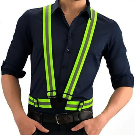 Reflective Safety Vest  - High Visibility Vest Adjustable Straps for Outdoor Jogging, Cycling, Walking and Riding