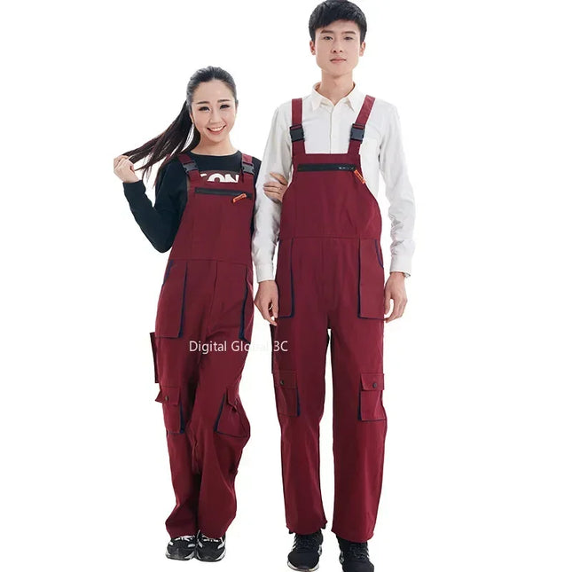 2023 Work Overall Uniform Men Women Working Coveralls Welding Suit Car Repair Workshop Mechanic Plus Size Clothes-KarWorkwear