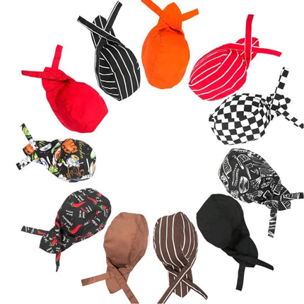 chili Chef Hat Charm Men Kitchen Black Chef Waiter Uniform Cap Unisex Cooking Bakery BBQ Grill Restaurant Work Cap catering-KarWorkwear