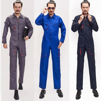 Work Overall Uniform Men Women Working Coveralls Welding Suit Car Repair Workshop Mechanic Plus Size Clothes-KarWorkwear