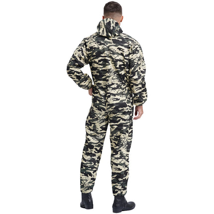 Mens Work Overalls Uniform Mechanics Workwear Lightweight Jumpsuits Long Sleeve Welding Suit Car Repair Workshop Coverall