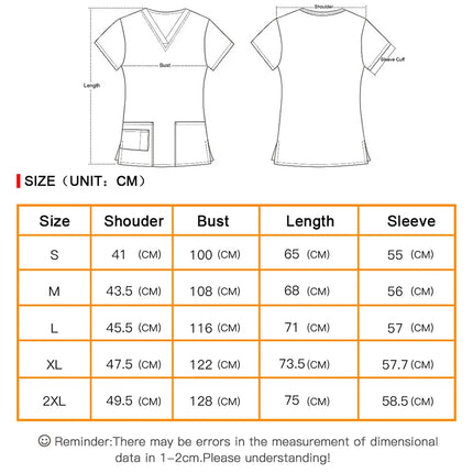 Unisex Scrub Tops V-neck Surgical Uniform Long Sleeved Surgery Clothes Overalls Pet Grooming Nursing Uniform Dentistry Work Coat-KarWorkwear