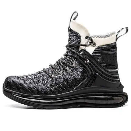 Plus Size 50 Fashion Safety Working Boots For Men High Quality Indestructible Construction Anti Smashing Shoes Sneakers Footwear-KarWorkwear