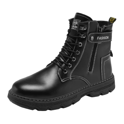 High-top boots, British style, casual and versatile, men's shoes for workwear