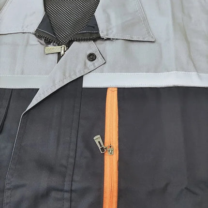 Summer Work Clothing Men Working Coveralls Reflective Tape Thin Breathable Uniforms Factory Workshop Service Car Repairman Suits-KarWorkwear