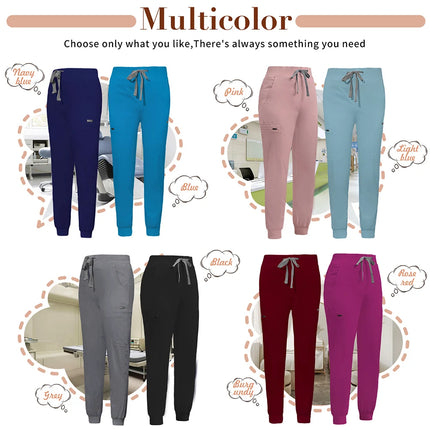 Medical Surgery Clothes Unisex Pet Hospital Bottoms Dentist Scrubs Pants Beauty Salon Dustproof Work Pant Doctor Nurse Workwear-KarWorkwear