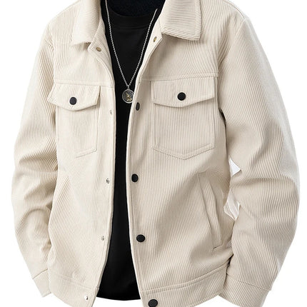 Corduroy Jacket for Men Winter Fashion Versatile Casual American Workwear Jacket Youthful Stylish Men's Clothing