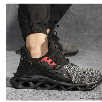 2024 Work Sneakers Men Indestructible Shoes Work Safety Shoes With Steel Toe Cap Puncture-Proof  Male Security Protective Shoes-KarWorkwear