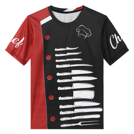 Unisex Restaurant Kitchen Chef Uniform Shirt Women Men Short Sleeves Chef Jacket Bakery Catering work Food Service Cook Top-KarWorkwear