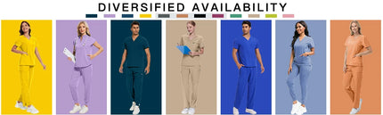 Wholesale Medical Nurse Uniforms Beauty Overalls Scrub Uniform Women Short Sleeve Jumpsuit Medical Hospital Clothing with Pocket