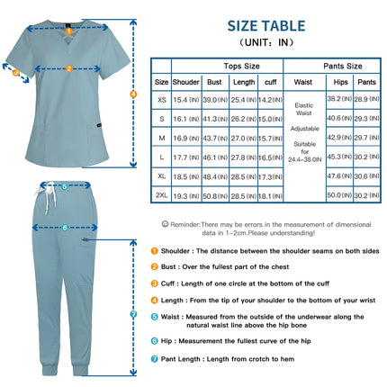 Beauty Salon Women Work Uniforms Plus Size Short-sleeved Health Services Suits Working Suits Summer Fashion Pet Scrubs Costume-KarWorkwear