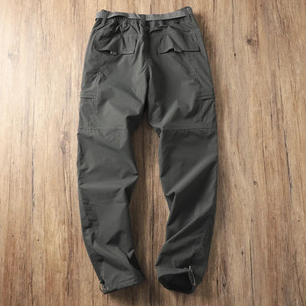 Outdoor Workwear Pants Men's Loose Fce Lined Thi Soft ell Hiking Pants Windproof Waterproof Polyester Fiber Straight Leg