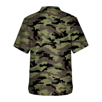 Men'S Camouflage Print Nurse Uniforms Short Sleeve Tops V-Neck Tops Working Pocket Blouse Male Men'S Clothing Uniform T-Shirts