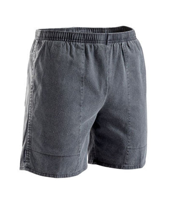 Stubbies Ruggers Mens Pigment Dyed Shorts Drawcord Cotton Elastic Work SE4200-KarWorkwear