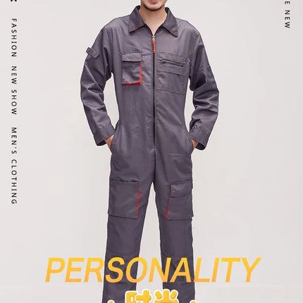 Work Overall Uniform Men Women Working Coveralls Welding Suit Car Repair Workshop Mechanic Plus Size Clothes-KarWorkwear