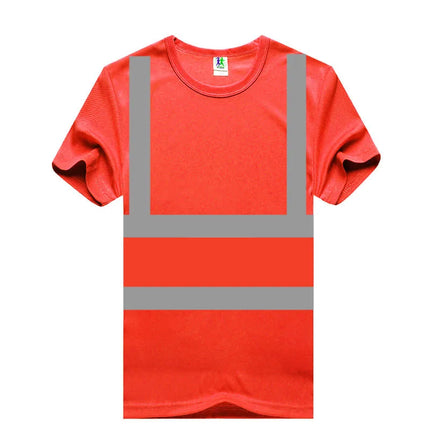 Reflective Shirt for Men Long Sleeve Work Shirt High Visibility for Night Working Hi Vis Safety Shirts Quick Dry