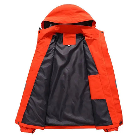 Men's Work Jacket with Reflective Stripes, Custom Logo Available, Casual Autumn Winter Coat for Men