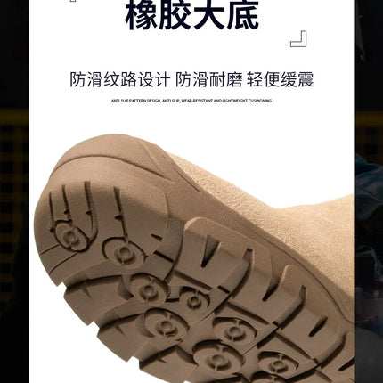 Scald-proof Electric Welding Shoes Plastic Toe Work Shoes Insulated Electrician Shoes Indestructible Industrial Male Wear Boots-KarWorkwear