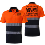 Orange-Navy-Short / 4XL