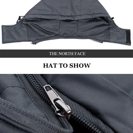 Winter Men's Cotton Padded Jacket Outdoor Work Parka Coat Casual Thick Warm Outdoor Hiking Camping Ski Coats Windproof Jacket