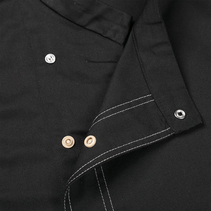 Men Women Kitchen Work Uniform Adult Unisex Chef Jacket Coat Cook Hotel Restaurant Canteen Cake Shop Cafe Shirt Staff Costume-KarWorkwear