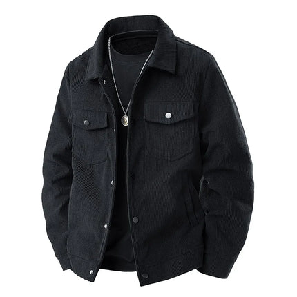 Corduroy Jacket for Men Winter Fashion Versatile Casual American Workwear Jacket Youthful Stylish Men's Clothing