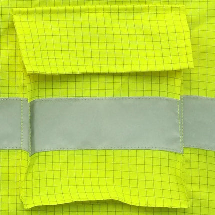 Reflective Safety Vest Bright Color Multi-pocket Traffic Vest Railway Coal Miners Uniform Breathable Reflective Vest