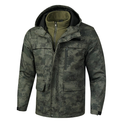 Outdoor Work Clothes Men'S Suits Spring Autumn Wear-Resistant Dirty Resistant Camouflage Clothes Casual Labor Protection Clothes