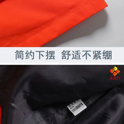 Men's Work Jacket with Reflective Stripes, Custom Logo Available, Casual Autumn Winter Coat for Men