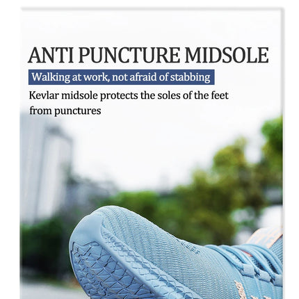 Women's Work Safety Shoes, Anti Impact Steel Toe, Anti Puncture, Wear-resistant Fashion Sports Shoes-KarWorkwear