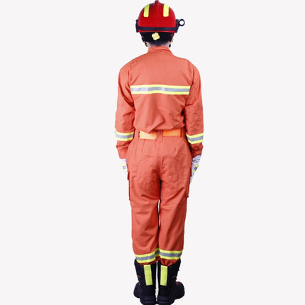 Europe Standard Firefighting Suit Workwear Clothing For Fireman Heat Retardant Fire Resistant Protective Uniform For Firefighter-KarWorkwear