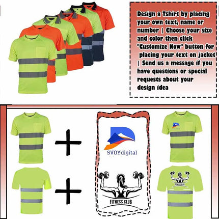 Safety Polo Shirt Custom Logo Work Uniform Motorcycle Cycling Sports Outdoor Reflective Clothing-KarWorkwear