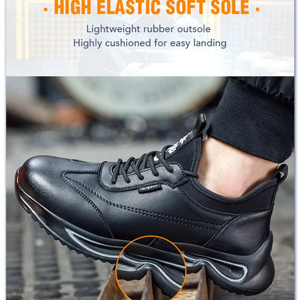 Safety Shoes Men for Work SteelToe Free Shipping Industrial Boots Man Protection for the Feet Smash-Proof Waterproof-KarWorkwear